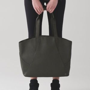 Lululemon All Day Tote Olive Green